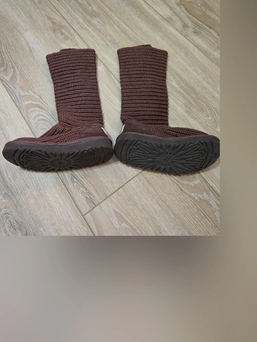 UGG Candy Knit Tall Boots, 10 Toddler